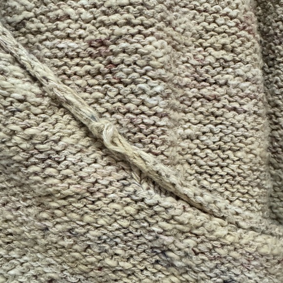 Pilcro Women's Beige Sweater with Multicolor Sleeves - Picture 4 of 7